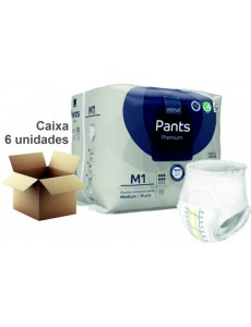 Fralda cueca Abena Pants Premium M1 - Caixa de 6 embalagens